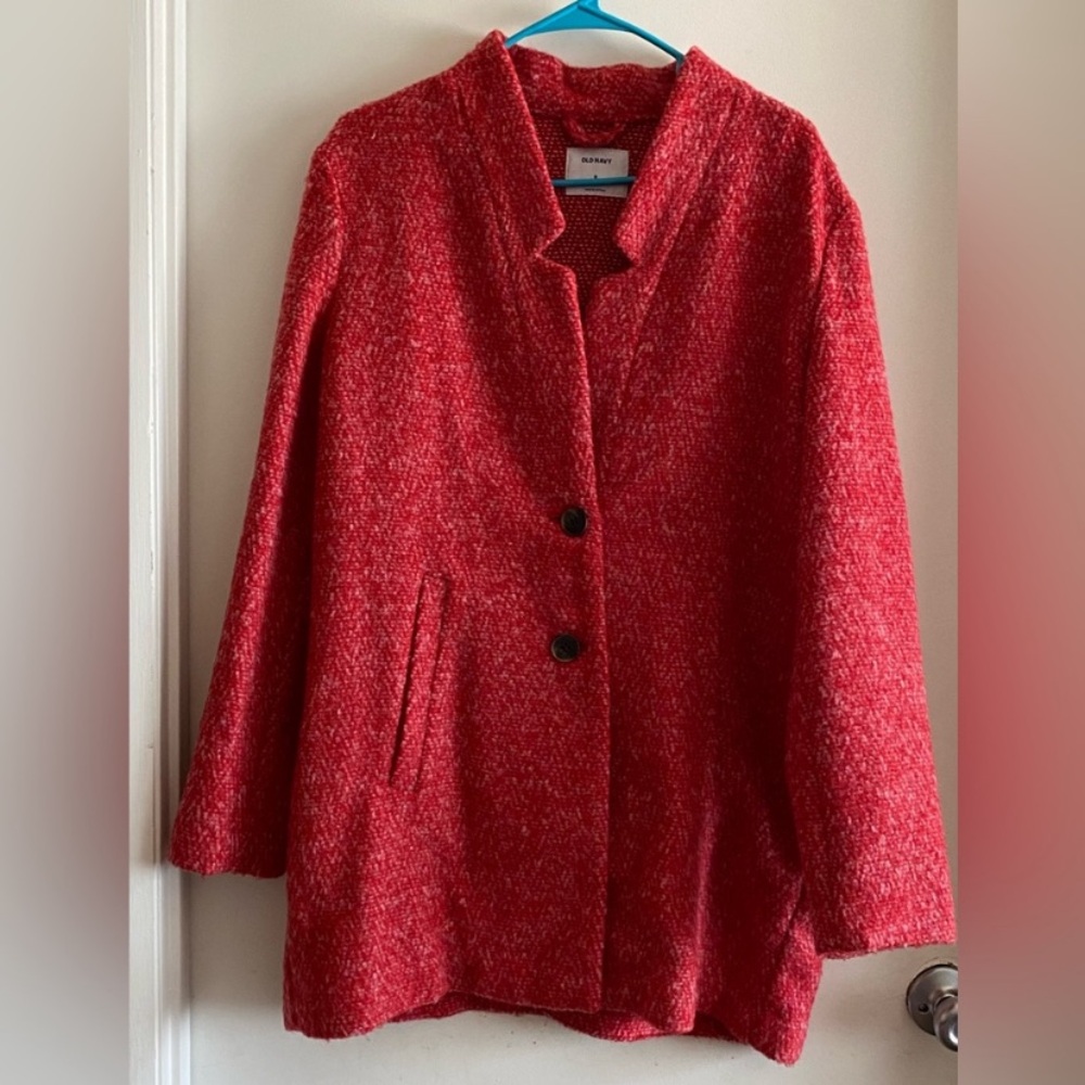 Stylish Red Women's Coat